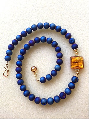 Blue Venetian Necklace